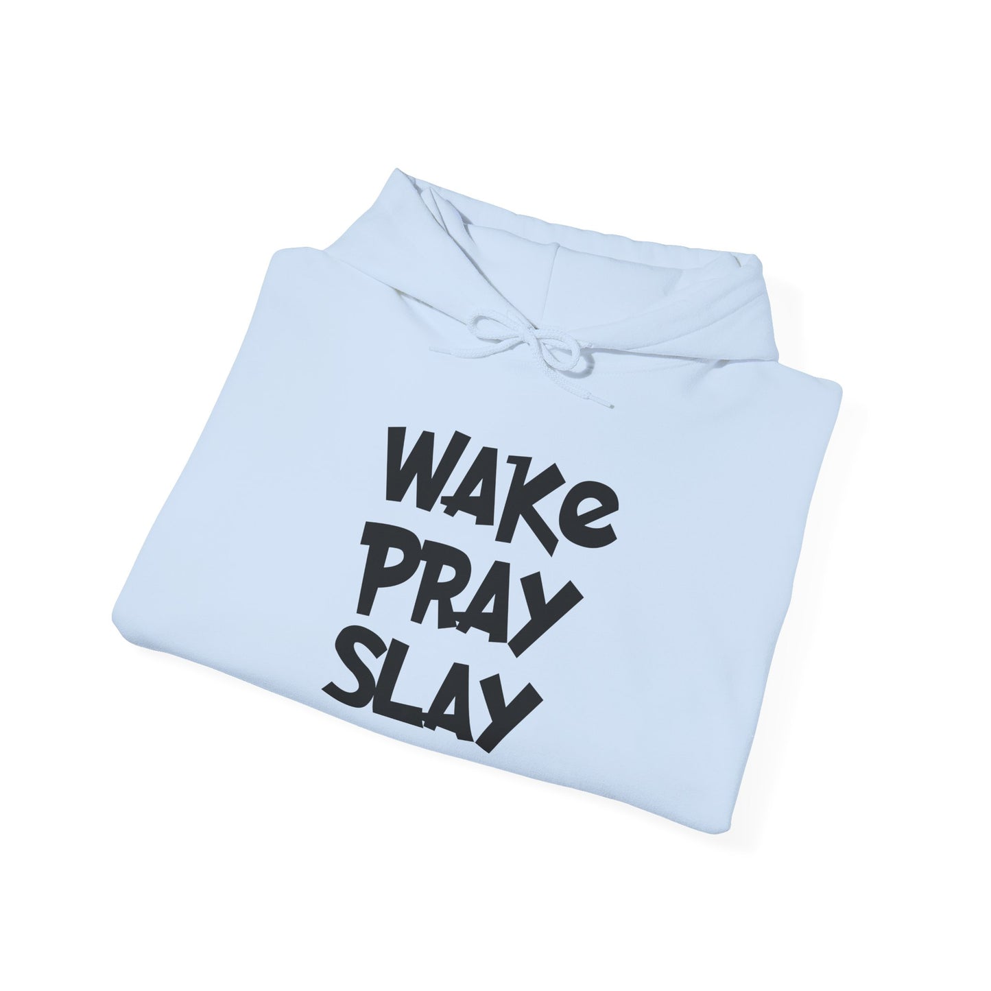 Wake Pray Slay Heavy Blend™ Hooded Sweatshirt