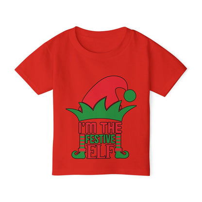 I'm The Festive Elf Heavy Cotton™ Toddler T-shirt