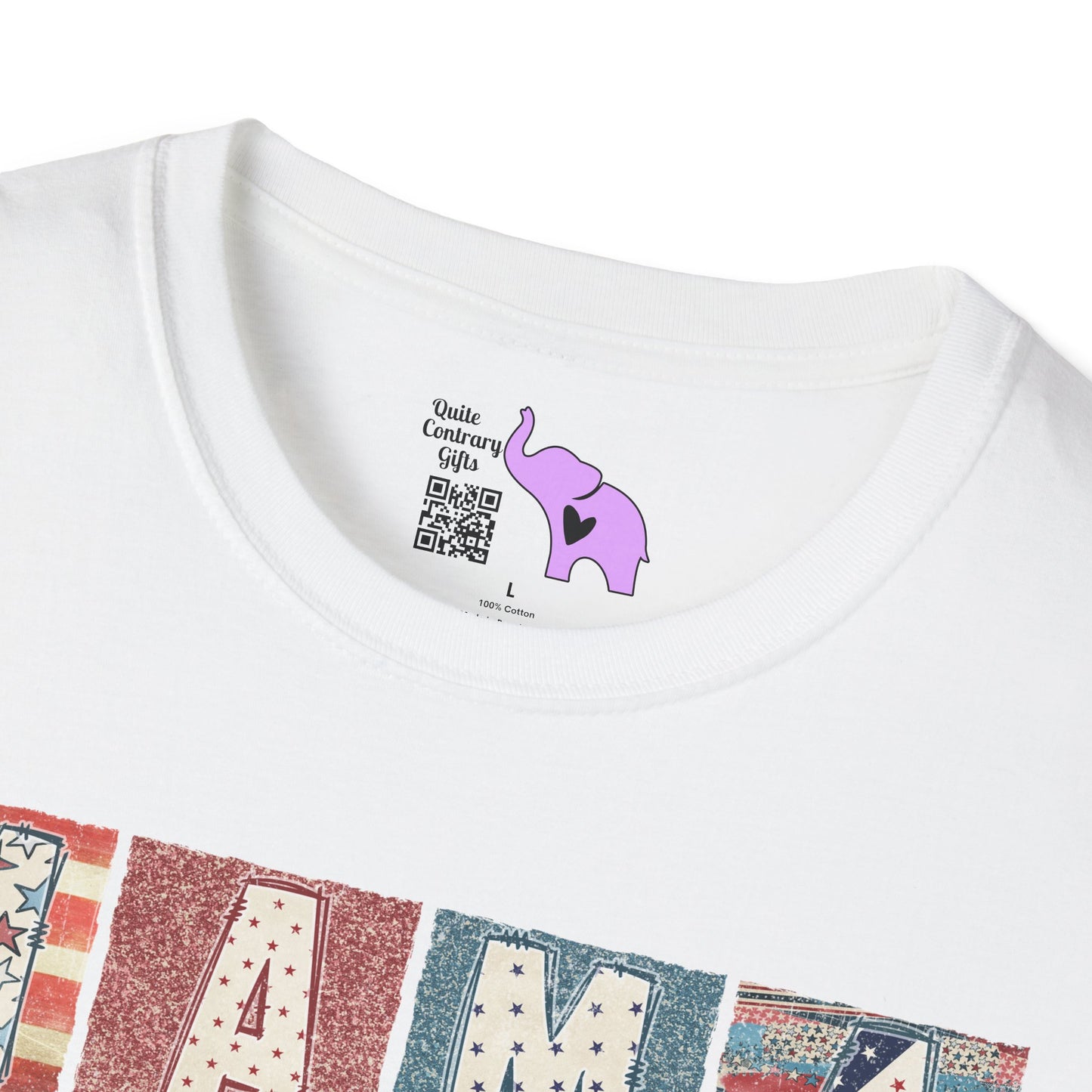 Mama (America Colors) Adult T-shirt