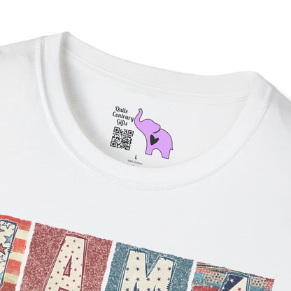 Mama (America Colors) Adult T-shirt