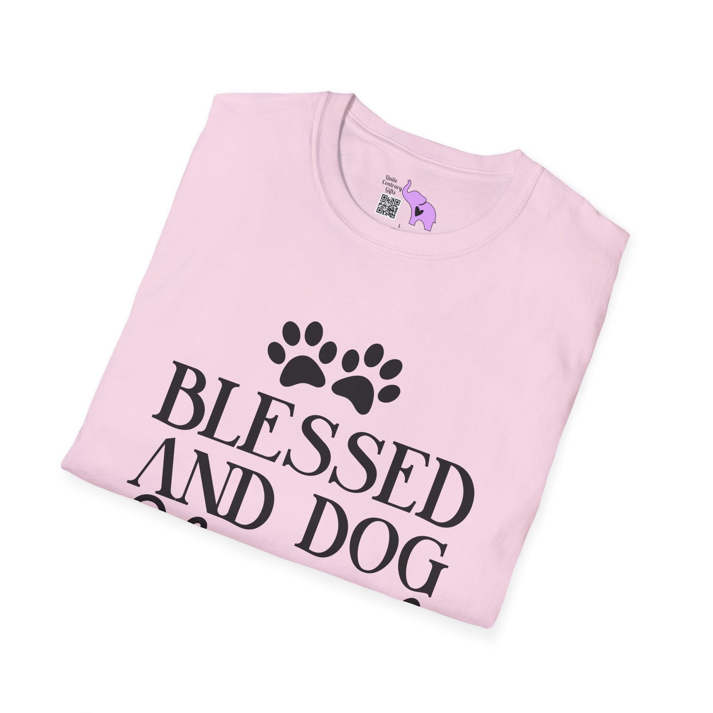 Blessed And Dog Obsessed Adult T-shirt