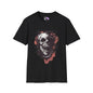 Creepy Skull in Tree Adult T-shirt