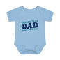 Cooler Than Dad (Don't Tell Him) Infant Baby Rib Bodysuit