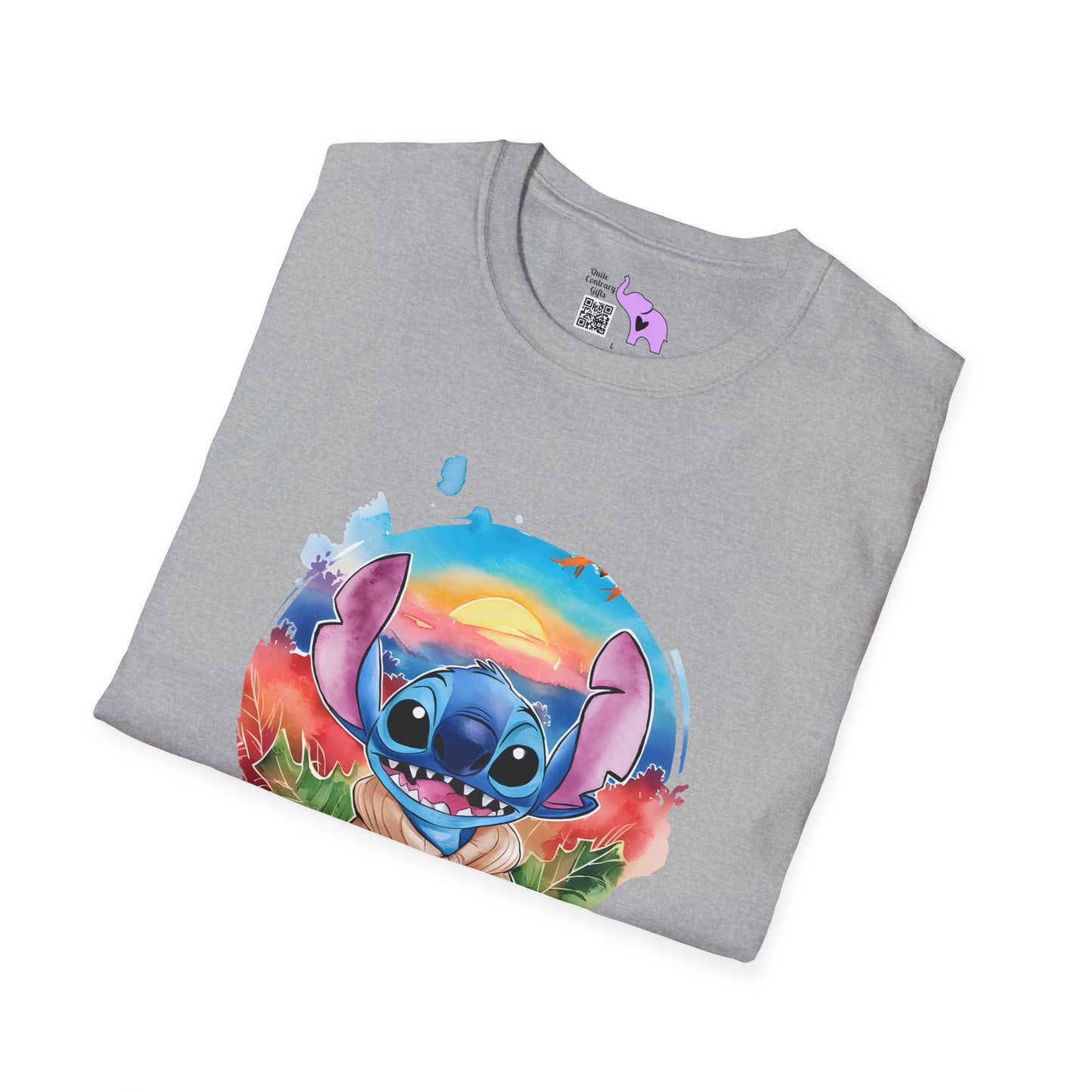 Sunset Stitch Adult T-shirt