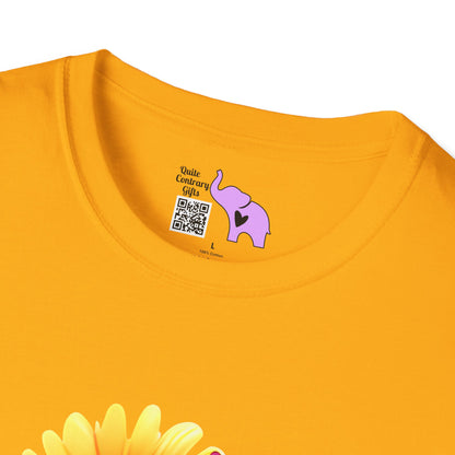Cool Sunflower Kitten 2 Adult T-shirt