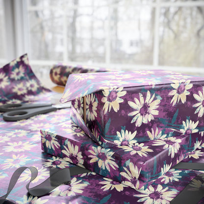 Twilight Daisy Meadow Wrapping Paper
