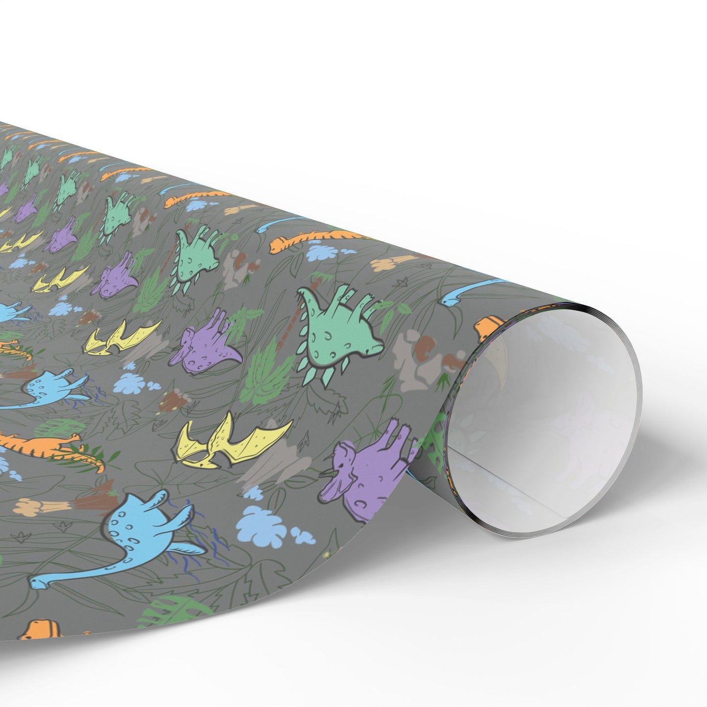 Prehistoric Playtime Wrapping Paper