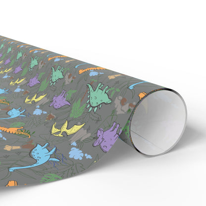 Prehistoric Playtime Wrapping Paper
