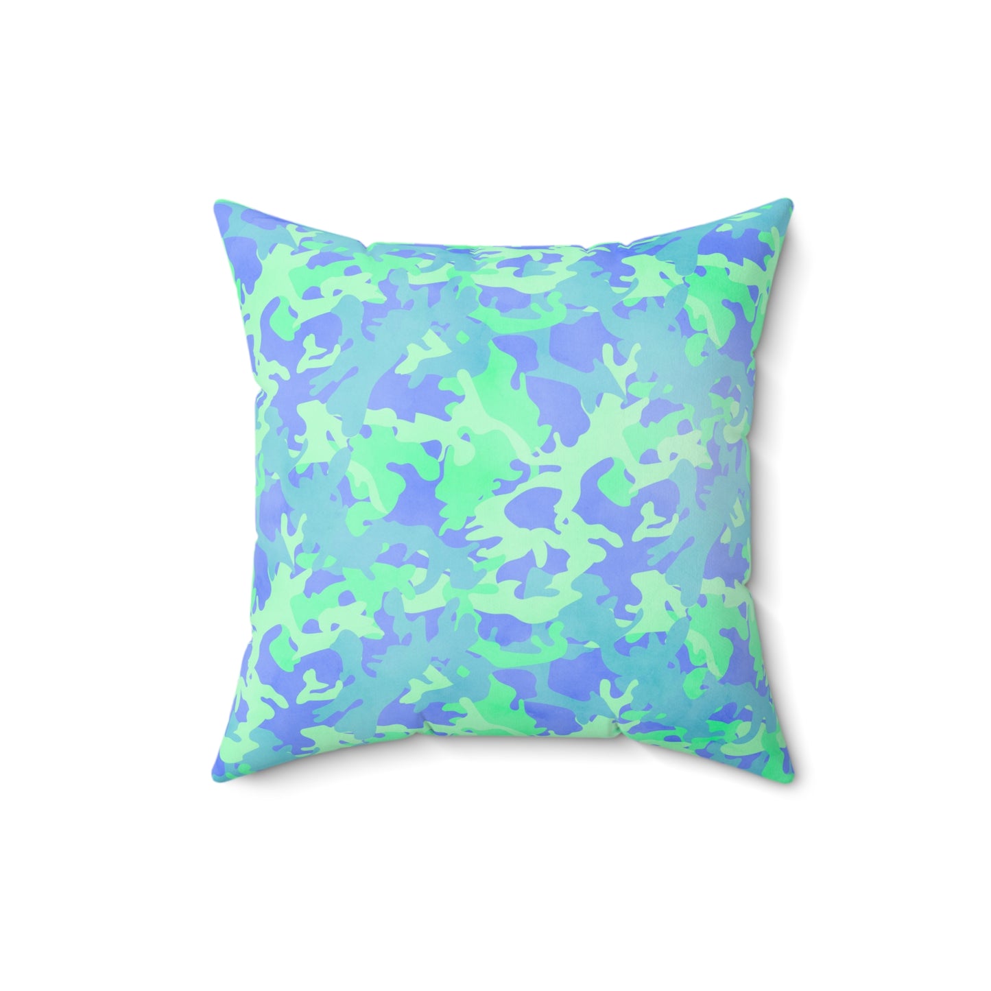 Glacier Grove Camo Throw Pillow