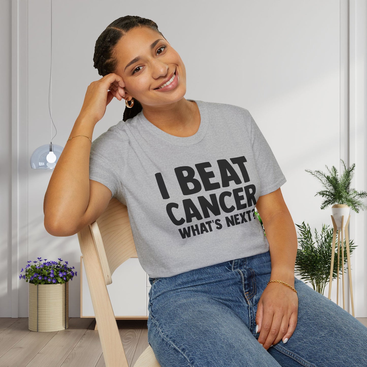 I Beat Cancer What's Next? Adult T-shirt