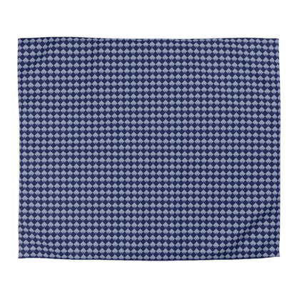 Diamond Bloom-Navy & Periwinkle Duvet Bedding Set