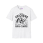 Real Unicorns Have Curves (Rhino) Adult T-shirt