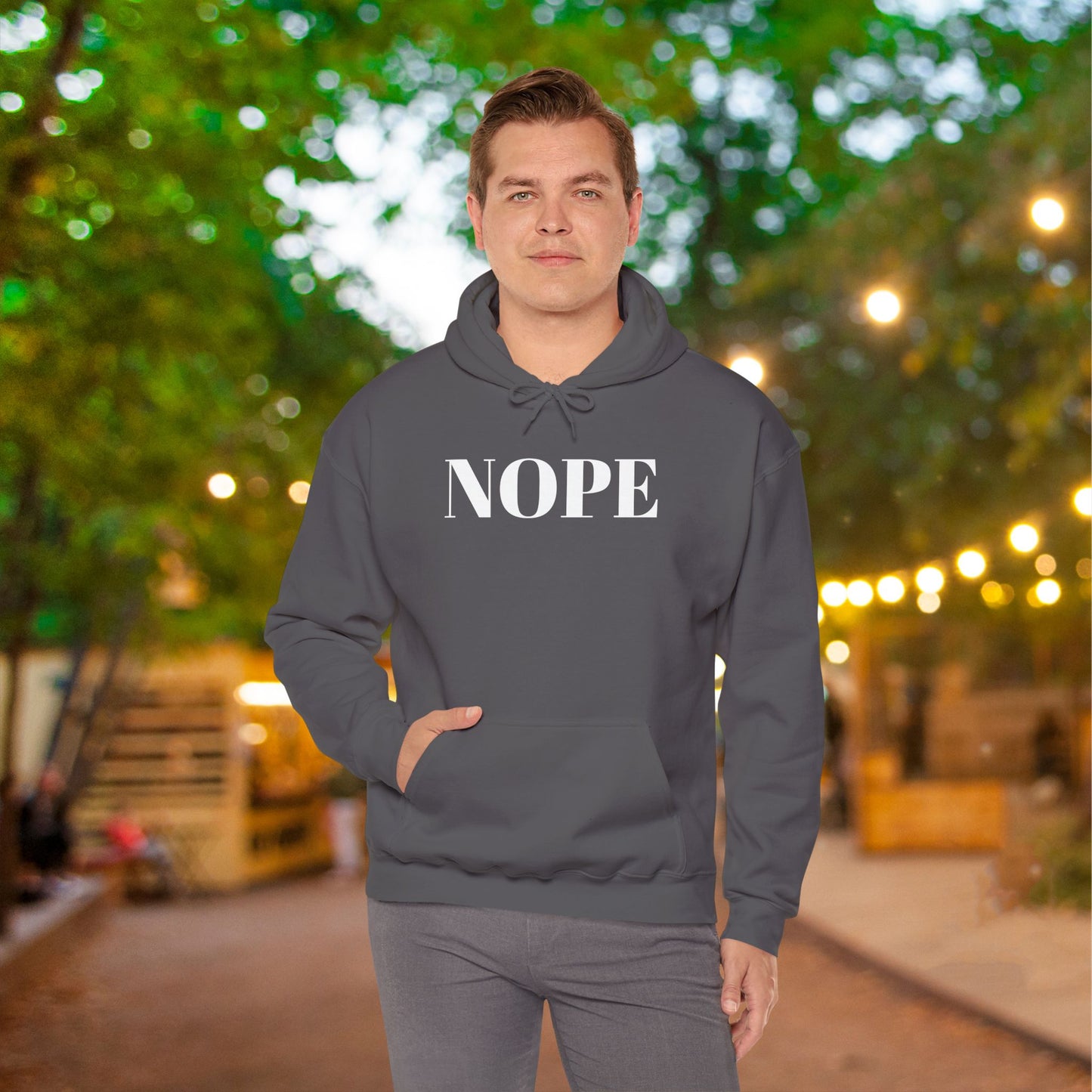 Nope Heavy Blend™ Hooded Sweatshirt