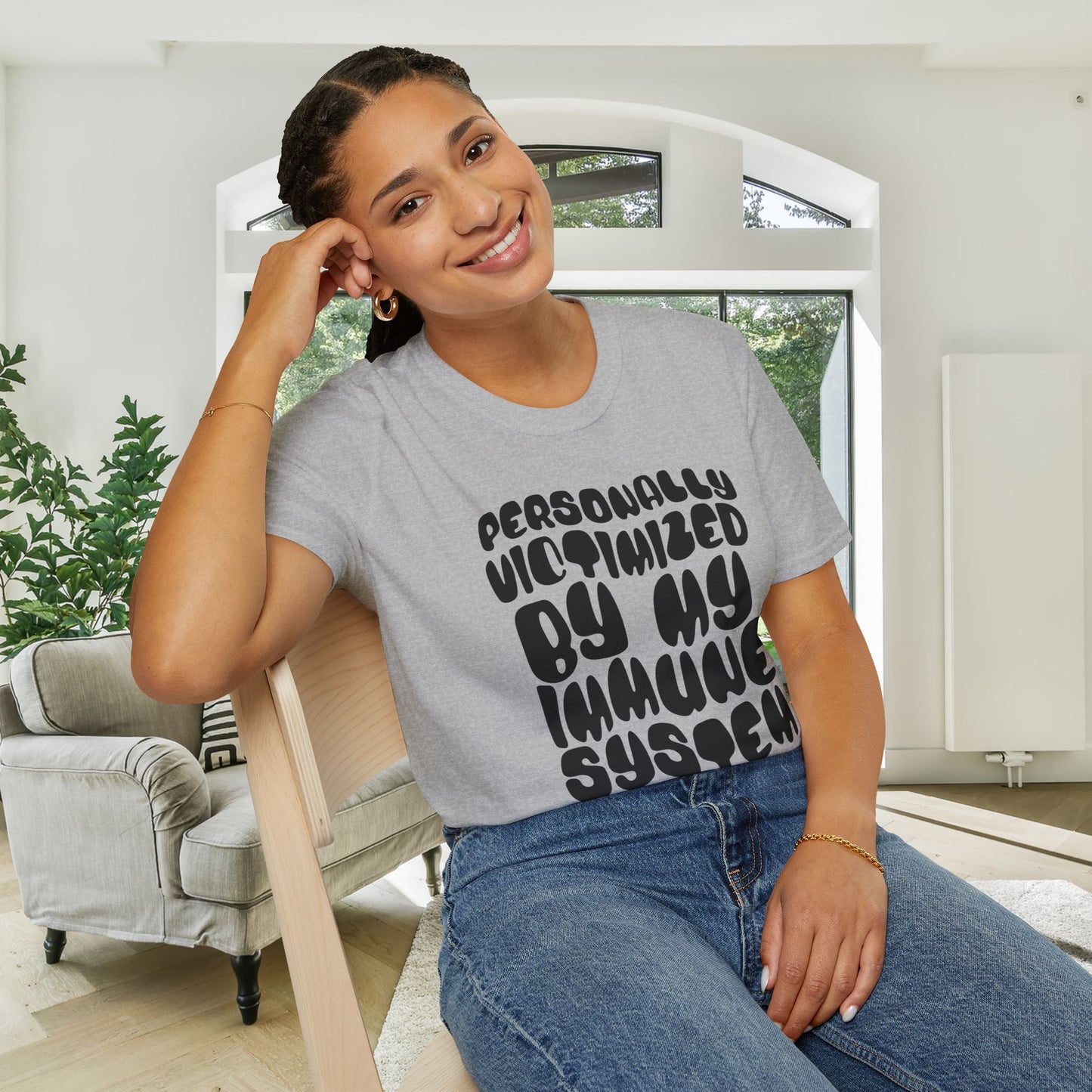 Personally Victimized By My Immune System Adult T-shirt