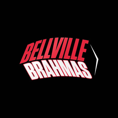Ballville Brahmas (Angled, White) Decal
