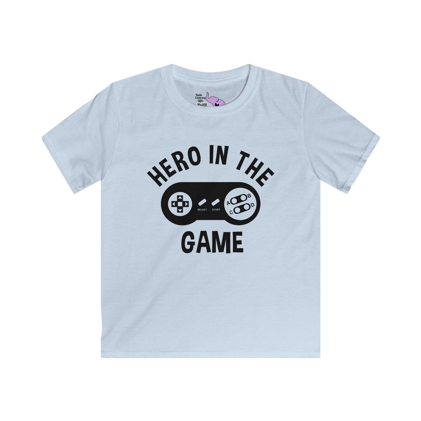 Hero In The Game Youth Softstyle Tee
