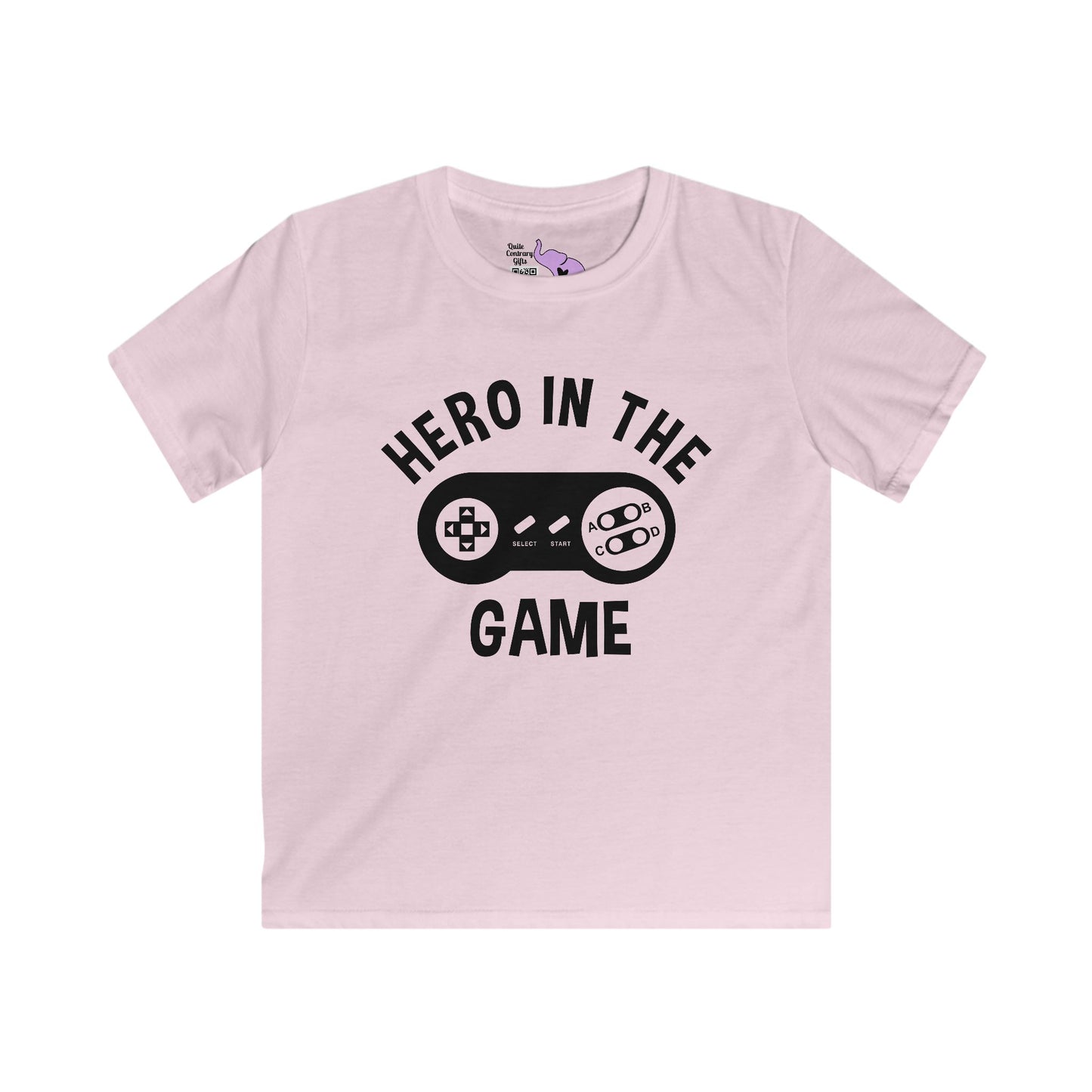 Hero In The Game Youth Softstyle Tee