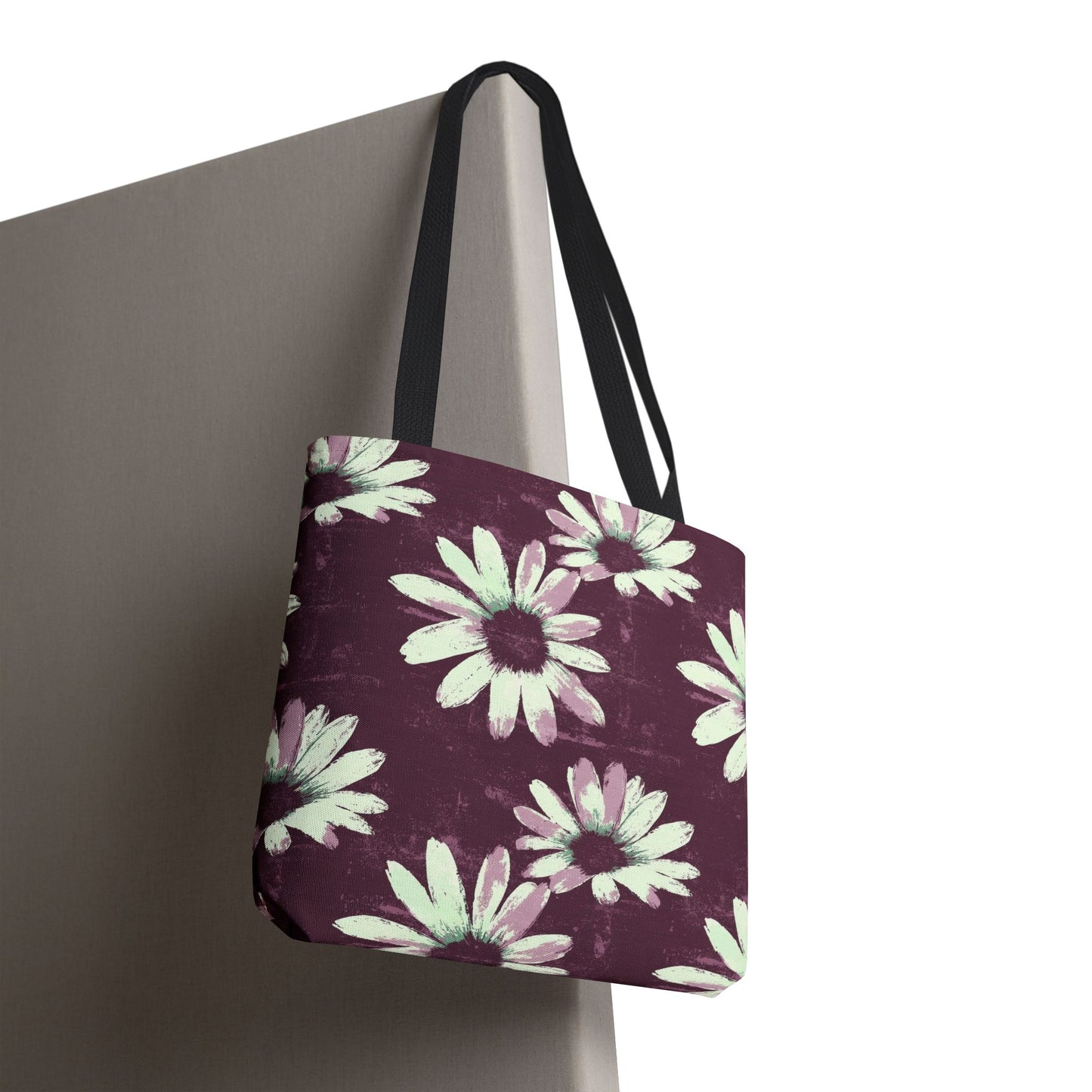 Purple Tide Petals Canvas Tote Bag