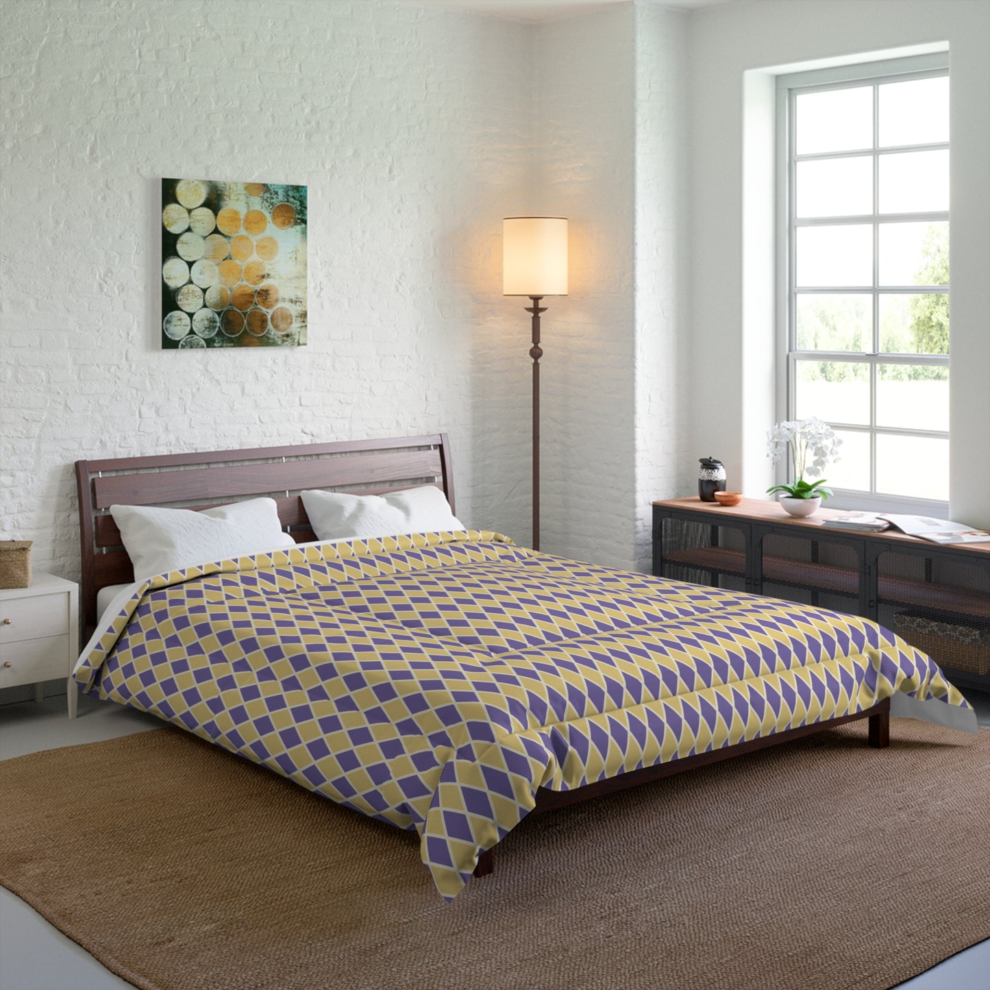 Violet & Sun Harlequin Comforter