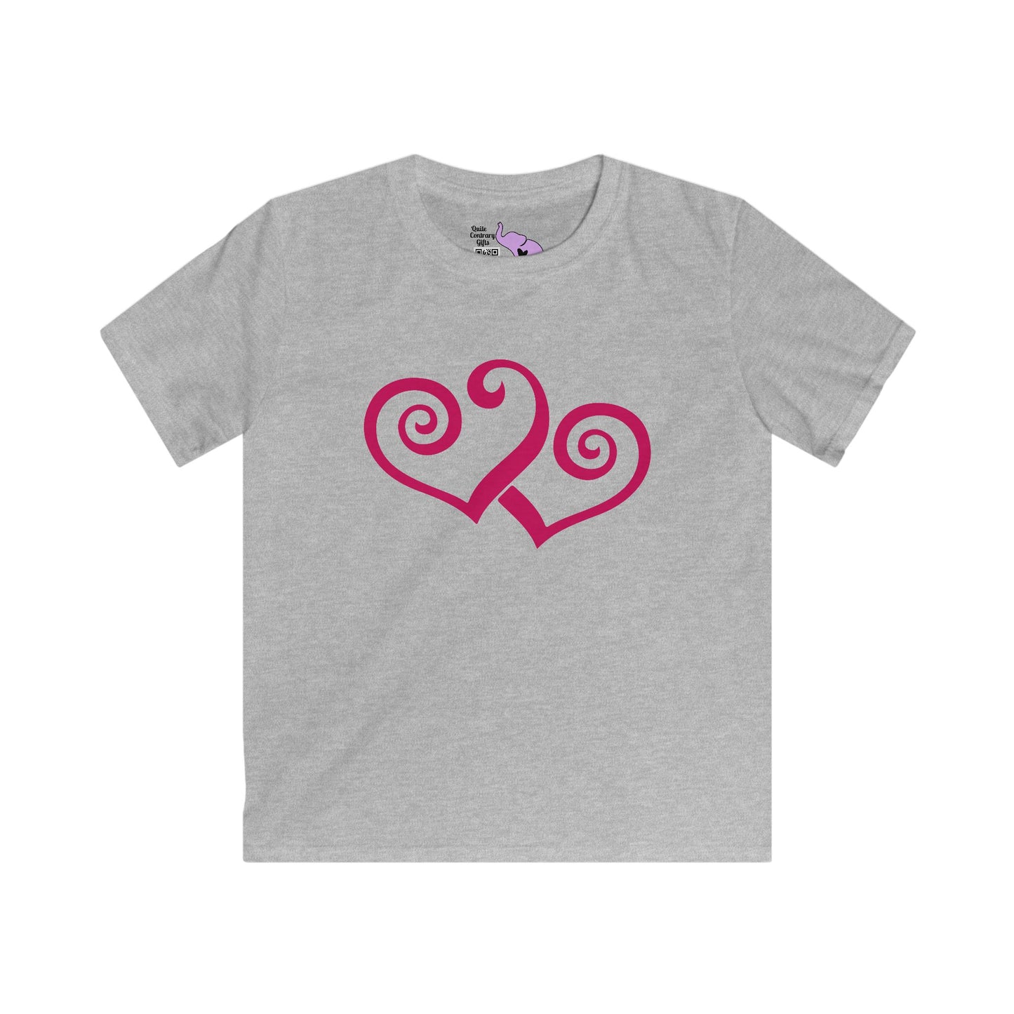 Double Heart Youth Softstyle Tee