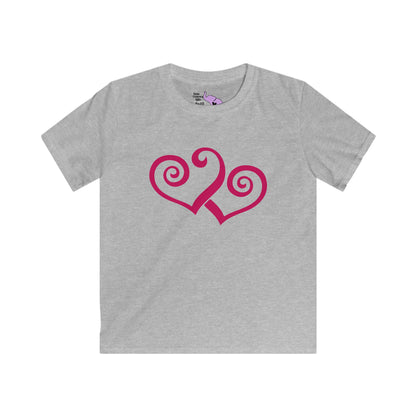 Double Heart Youth Softstyle Tee