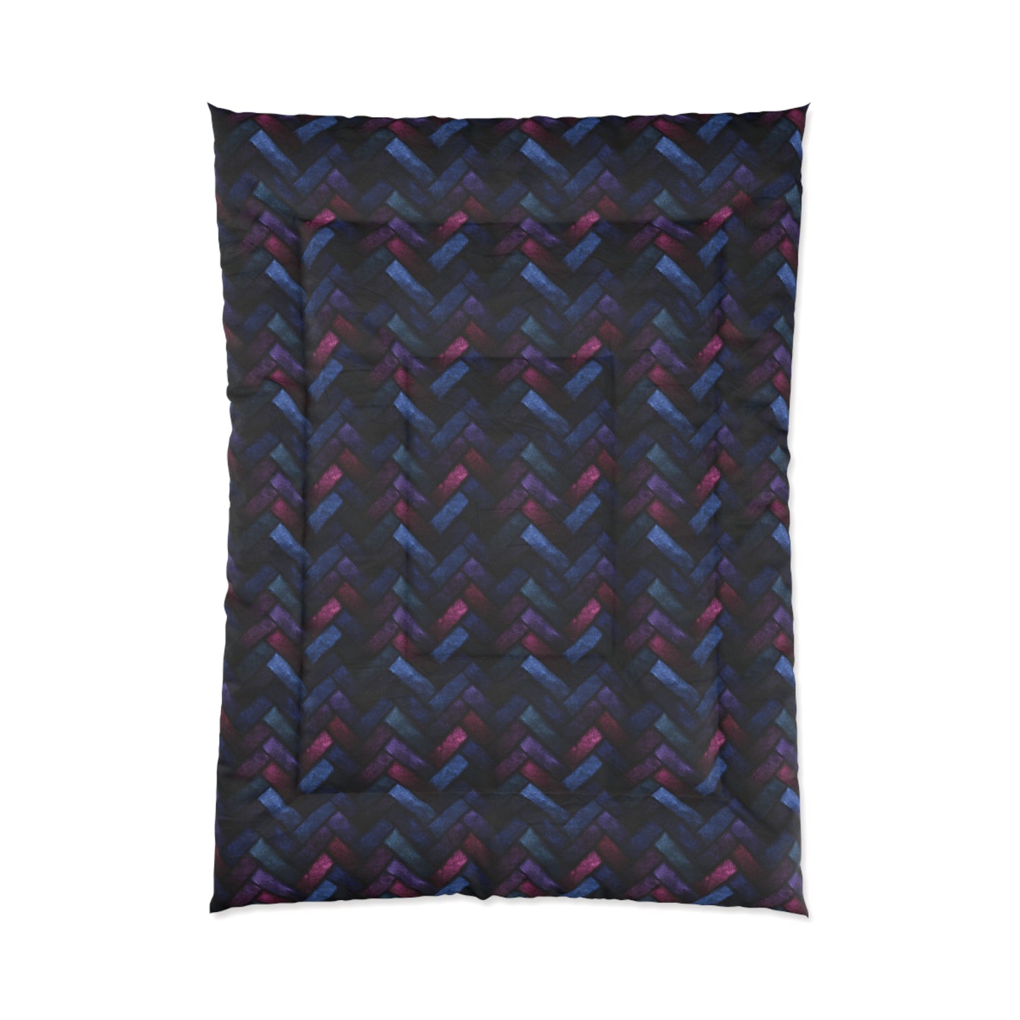 Velvet Angles Print Comforter