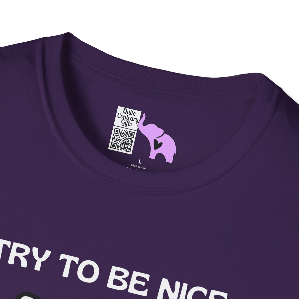 I Try To Be Nice But People Are Stupid Adult T-shirt