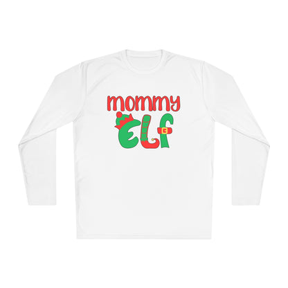 Mommy Elf Adult Long Sleeve Tee