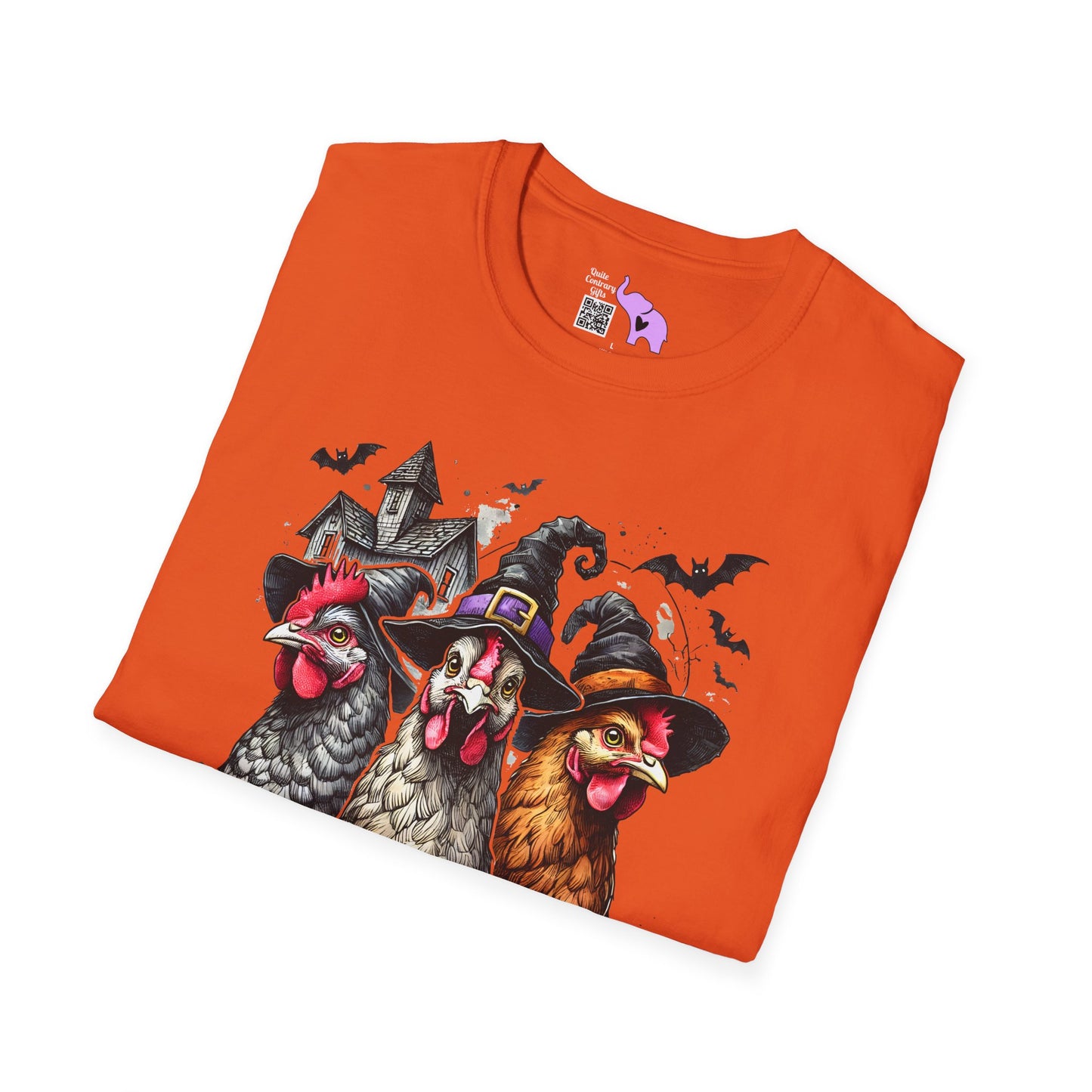 Spooky Chickens (2) Adult T-shirt