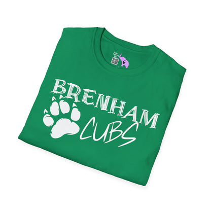 Brenham Cubs w/Claw Adult T-shirt