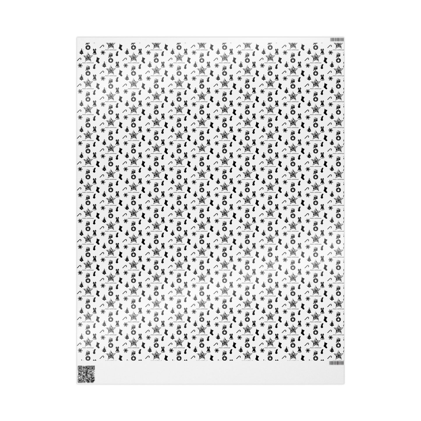 Christmas Designs Silhouette Wrapping Paper