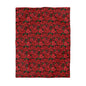 Copy of Winter Poinsettia Garden Microfiber Duvet Cover
