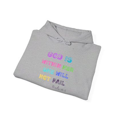 God Is Within Her She Will Not Fail Heavy Blend™ Hooded Sweatshirt