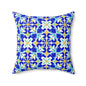 Blue Horizon Mosaic Throw Pillow