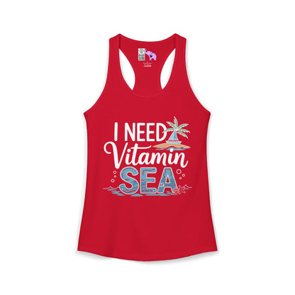 I Need Vitamin Sea (2) Women's Ideal Racerback Tank