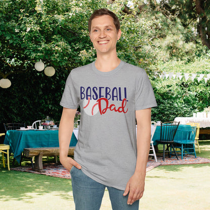 Baseball Dad Adult T-shirt