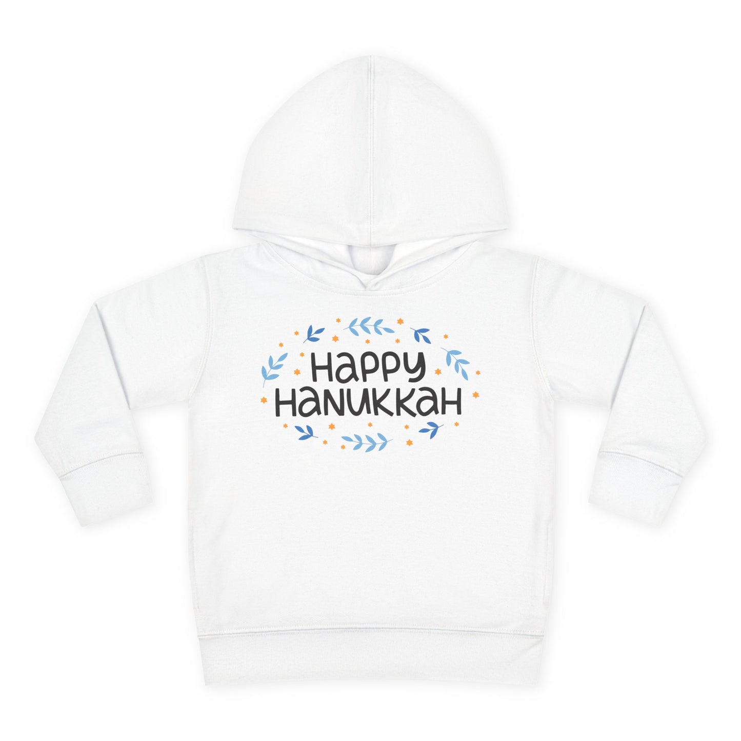 Happy Hanukkah 4 Toddler Pullover Fleece Hoodie