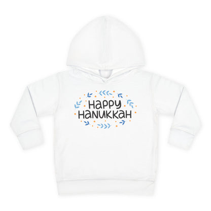 Happy Hanukkah 4 Toddler Pullover Fleece Hoodie