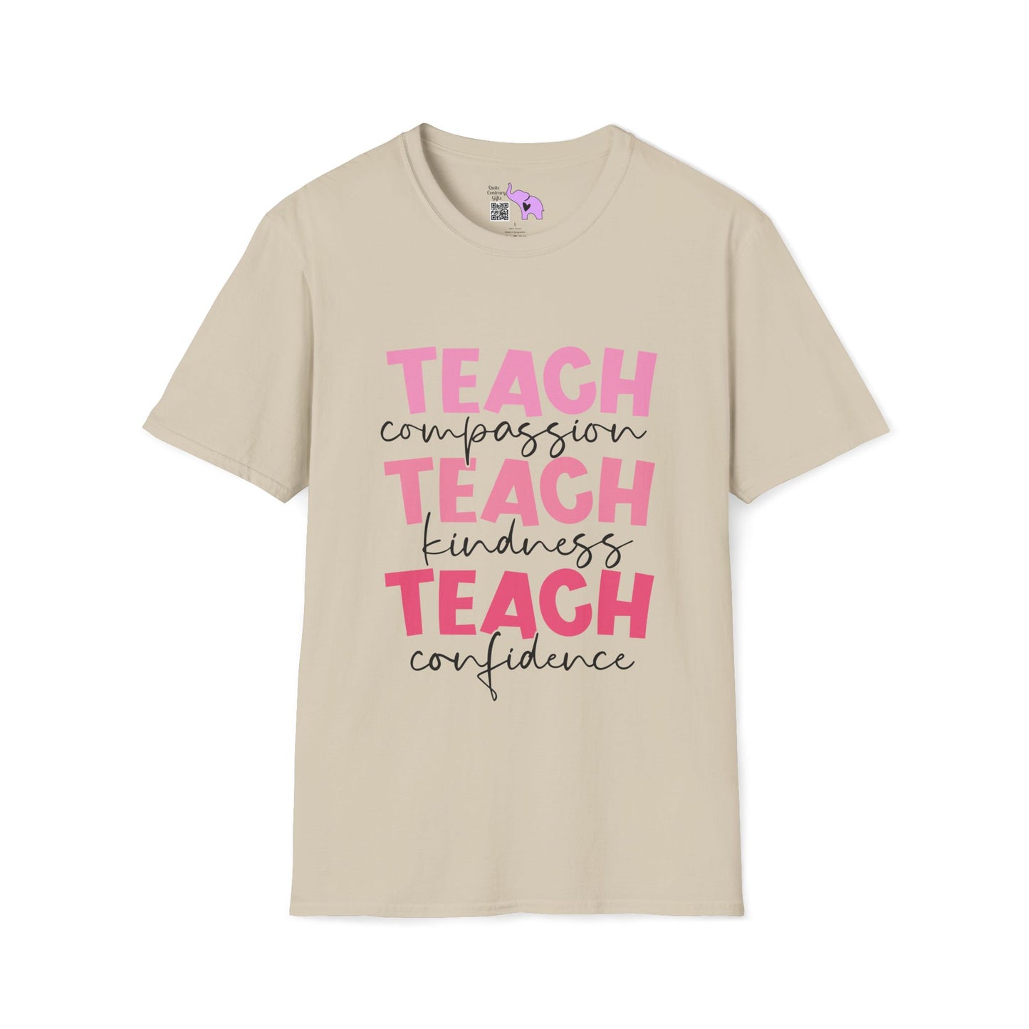 Teach Compassion, Kindness, Confidence Adult T-shirt
