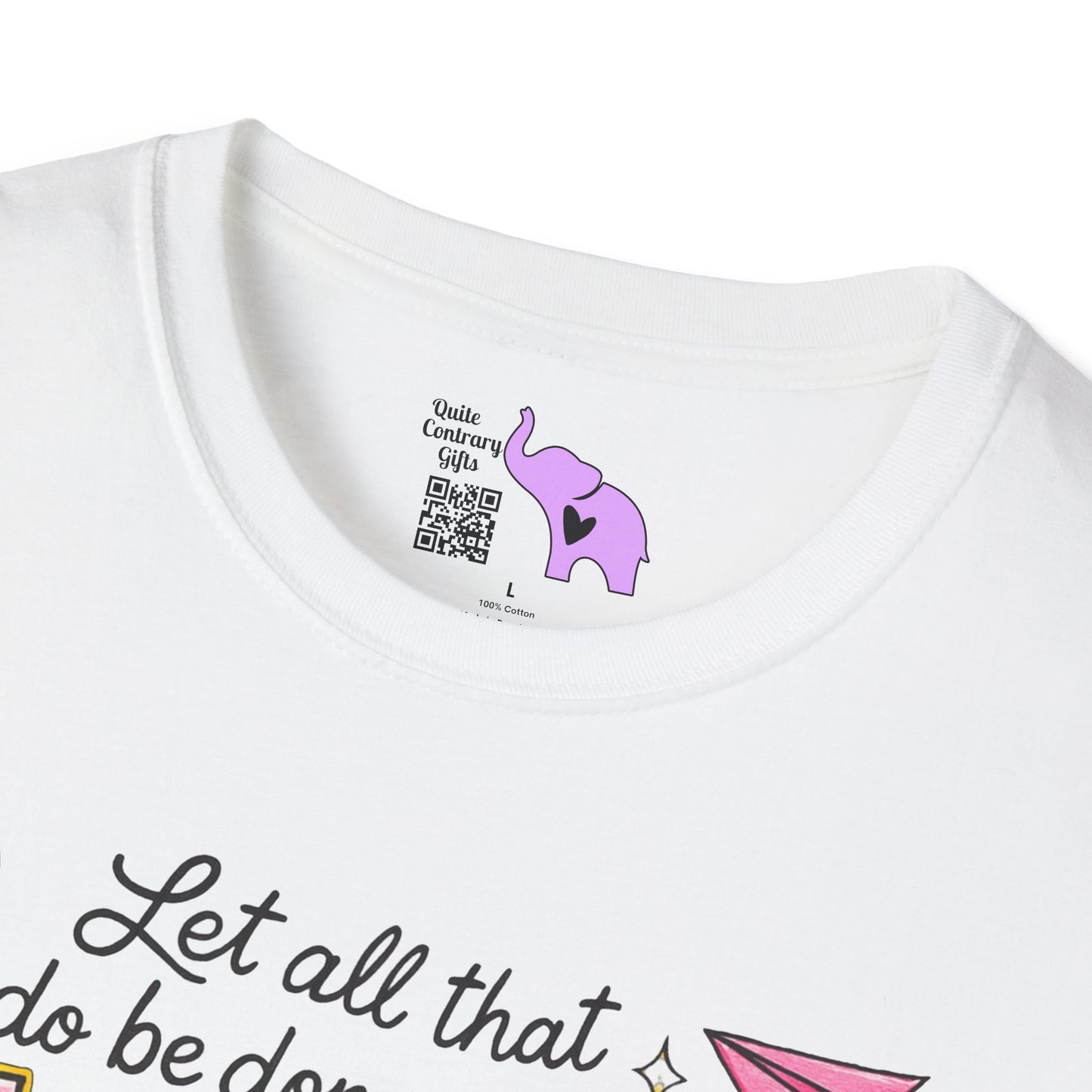 ""Let All That You Do Be Done In Love Adult T-shirt