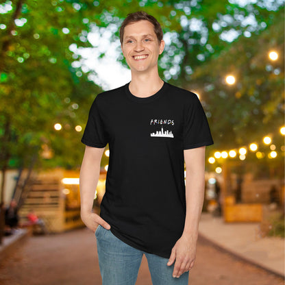 Friends; Dog Statue He'll Be There For You Adult T-shirt