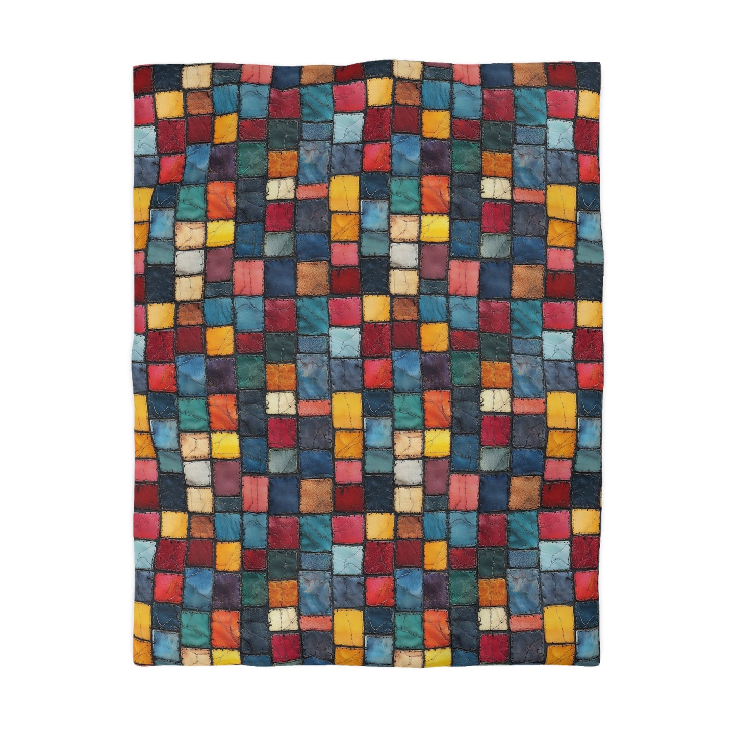 Patch Pop Microfiber Duvet Cover