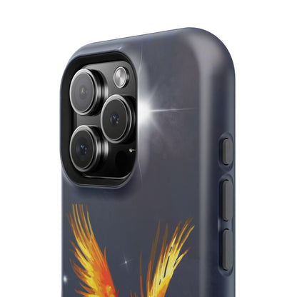 Phoenix Over Nebula MagSafe® Compatible Tough Case for iPhone