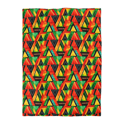 Abundance Vibes Microfiber Duvet Cover