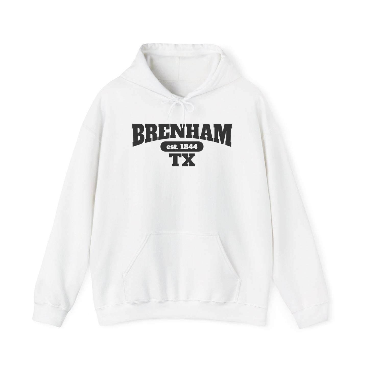 Brenham Tx Est. 1844 Adult Heavy Blend™ Hoodie