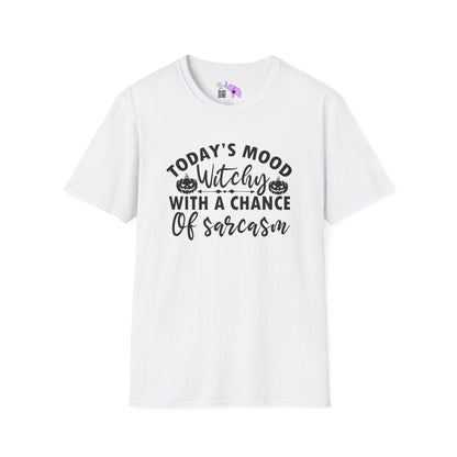 Today's Mood Witchy With A Chance of Sarcasm Adult T-shirt