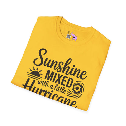 Sunshine Mixed With A Little Hurricane Adult T-shirt