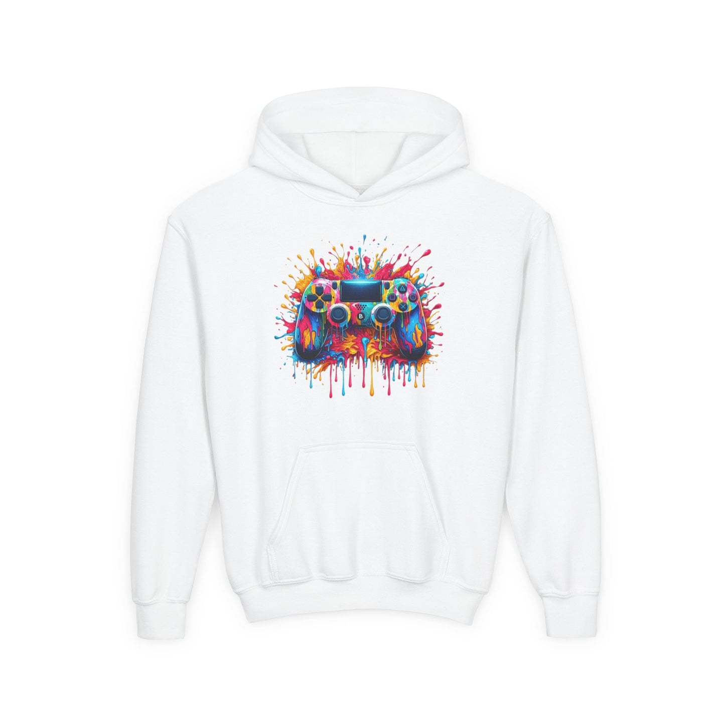 Colorful Game Controller Youth Hoodie