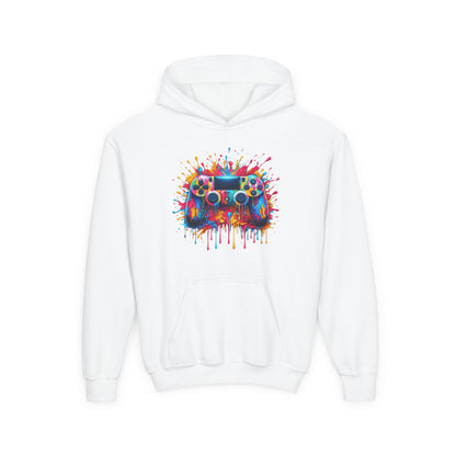Colorful Game Controller Youth Hoodie