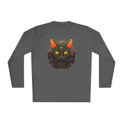 Creepy Black Cats 2 Adult Long Sleeve Tee